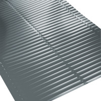 Kosz dachowy alum.tł.poprzecznie 6m w rolce grafitowy