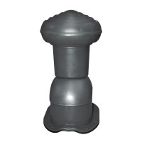 Kominek Virtum 125 blachodachówka - BM czarny