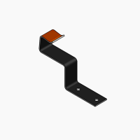 Klamra do gąs. 1.470/49 ceglasta