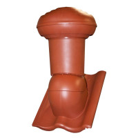 Kominek Virtum 160 dachówka - 01 ceglasty