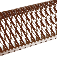 Ława kominiarska stalowa 250 mm L-2,0 m ciemnobrązowa