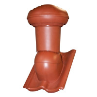 Kominek Virtum 160 dachówka - 02 ceglasty