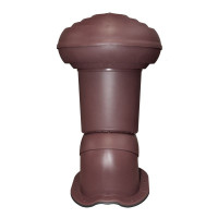 Kominek Virtum 160 blachodachówka - BM ciemnobrązowy