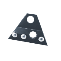 Snow barrier FALZ steel holder