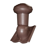 Kominek Virtum 160 dachówka - 04 ciemnobrązowy