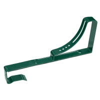 Universal bench grip support - D type - powder coated - RAL 6020