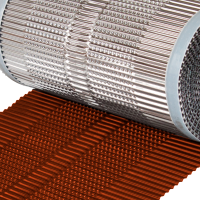 Rollable aluminium ridge vents Vental Top 300/25 mm - brick red
