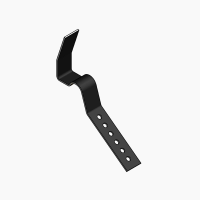 Clamp for the ridge tile Hugenot fenal for horizontal roof ridge - brick red