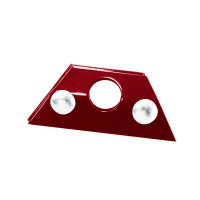 Uchwyt bariery p-śnieg. stal. 28,5 mm pojedyn. FALZ kasztanowy