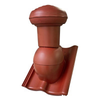 Kominek Virtum 125 dachówka - 02 ceglasty