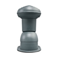 Kominek Virtum 125 blacha płaska - P grafitowy