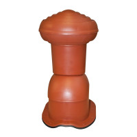 Kominek Virtum 125 blachodachówka - BM ceglasty