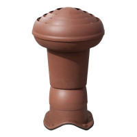 Kominek Virtum 160 blachodachówka - BW brązowy