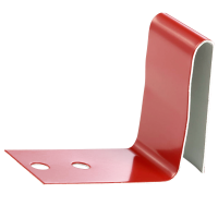 Klamra do kosza alum.tł.poprzecznie czerwona