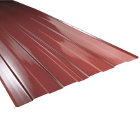 Kosz dachowy alum.tł.podłużnie kasztanowy