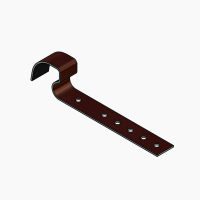 Klamra do gąs. 1.470/75 c.brązowa