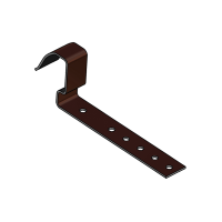 Clamp for the ridge tile Erlus 18 - dark brown
