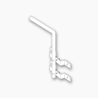 Klamra do gąs. 1.470/301 (G17) ceglasta