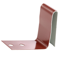 Klamra do kosza alum.tł.poprzecznie kasztanowa