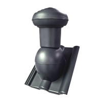 Kominek Virtum 125 dachówka - 03 grafitowy