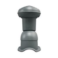 Ventilation chimney VIRTUM 125 for metal sheet tiles W - graphite