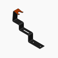 Klamra do gąs. 1.470/44 ceglasta